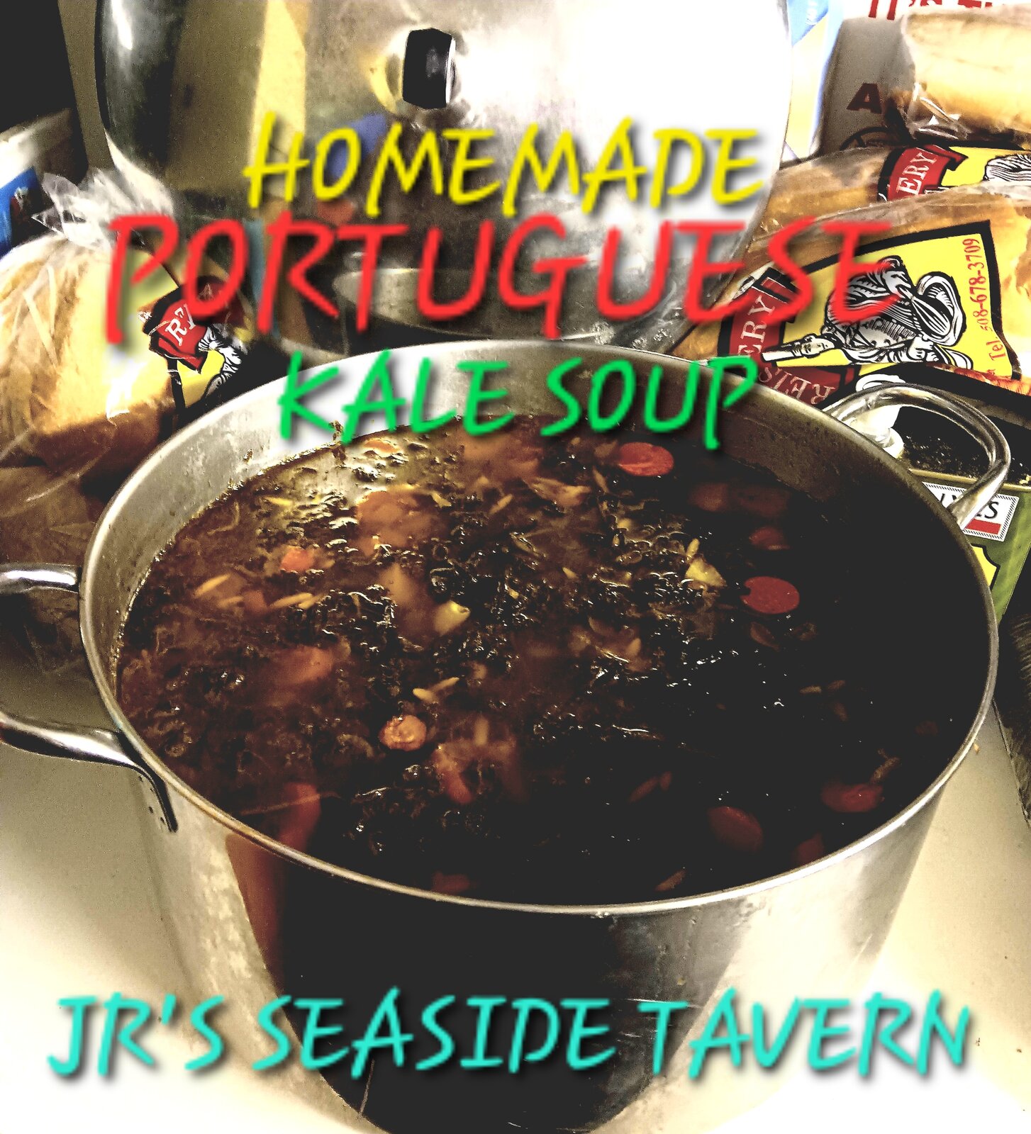 Homemade Portuguese Kale Soup